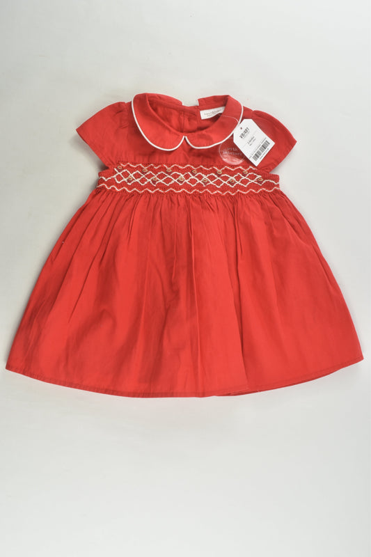 NEW Next Size 00 Lined Smocked Dress with Bloomers