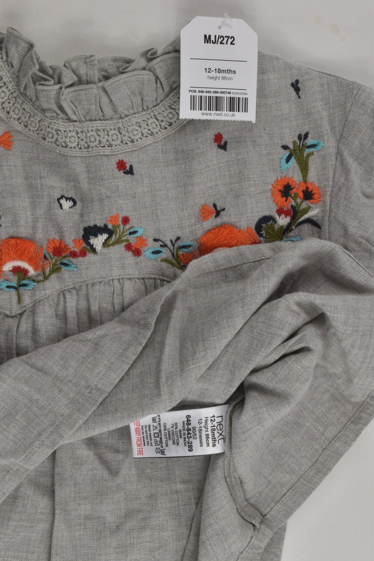 NEW Next Size 1 Embroidery Blouse