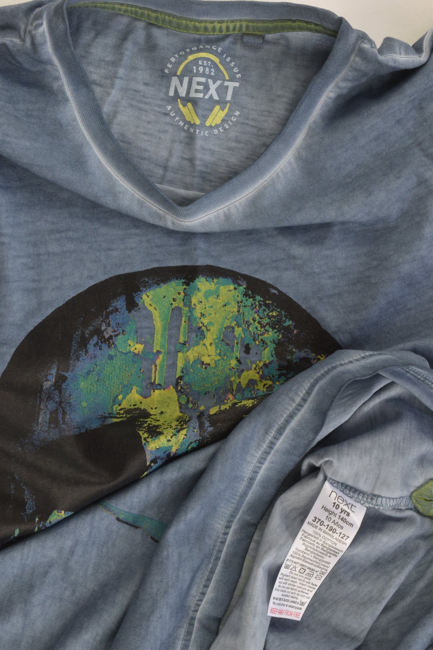NEW Next Size 10 Long and Slim Fit Skull T-shirt