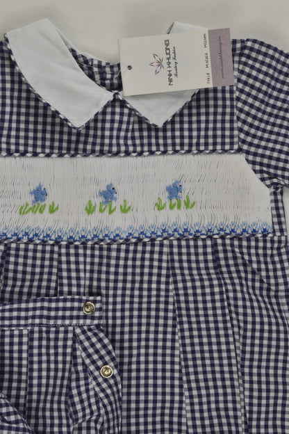 NEW Ninh Khuong Size 00 (3 months) Smocked Short Romper