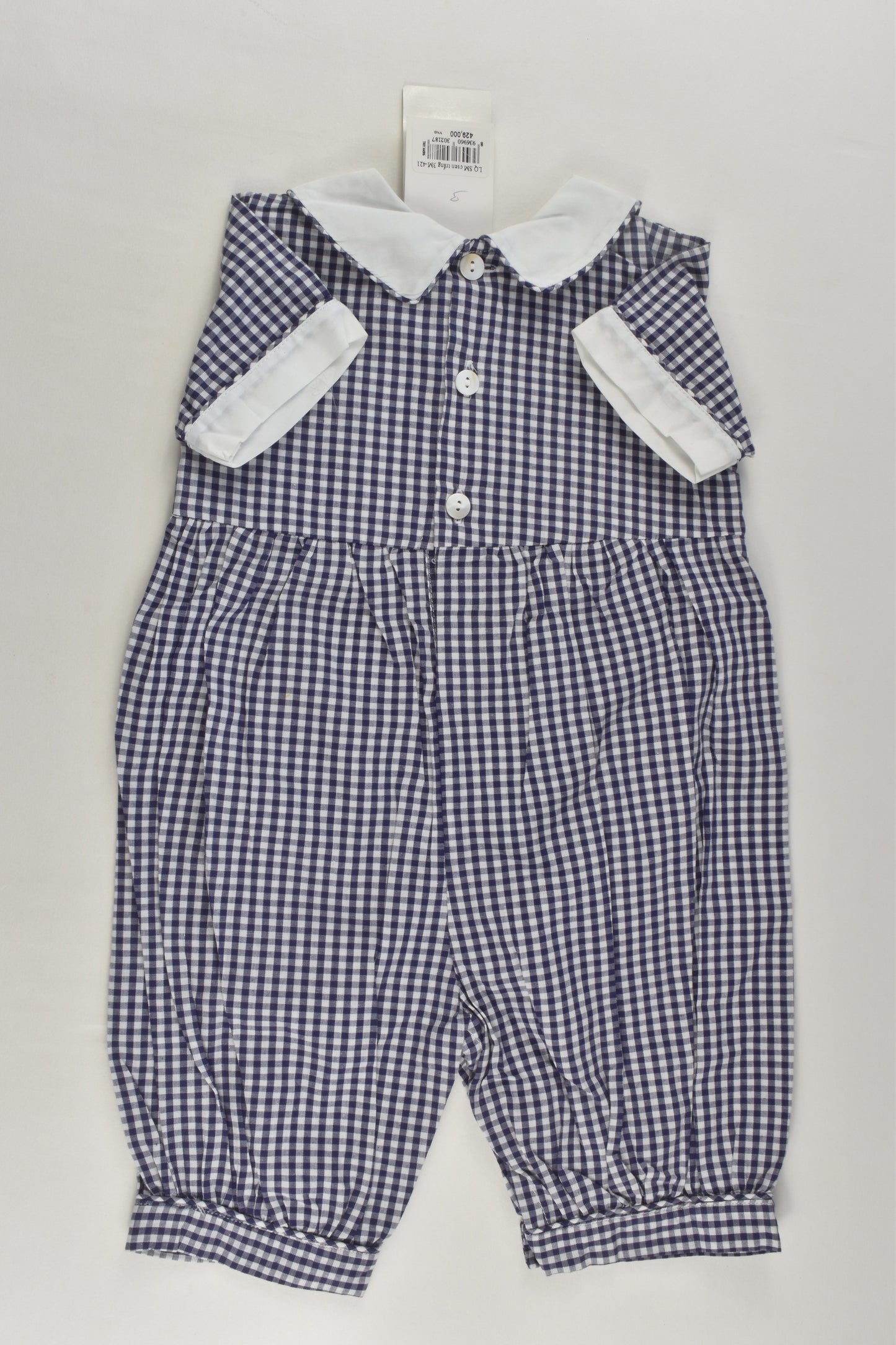 NEW Ninh Khuong Size 00 (3 months) Smocked Short Romper