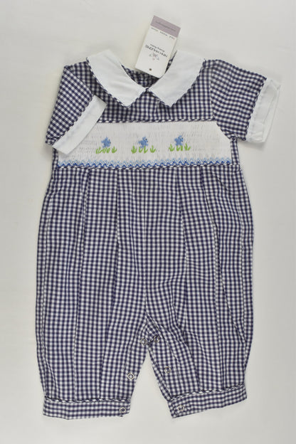 NEW Ninh Khuong Size 00 (3 months) Smocked Short Romper