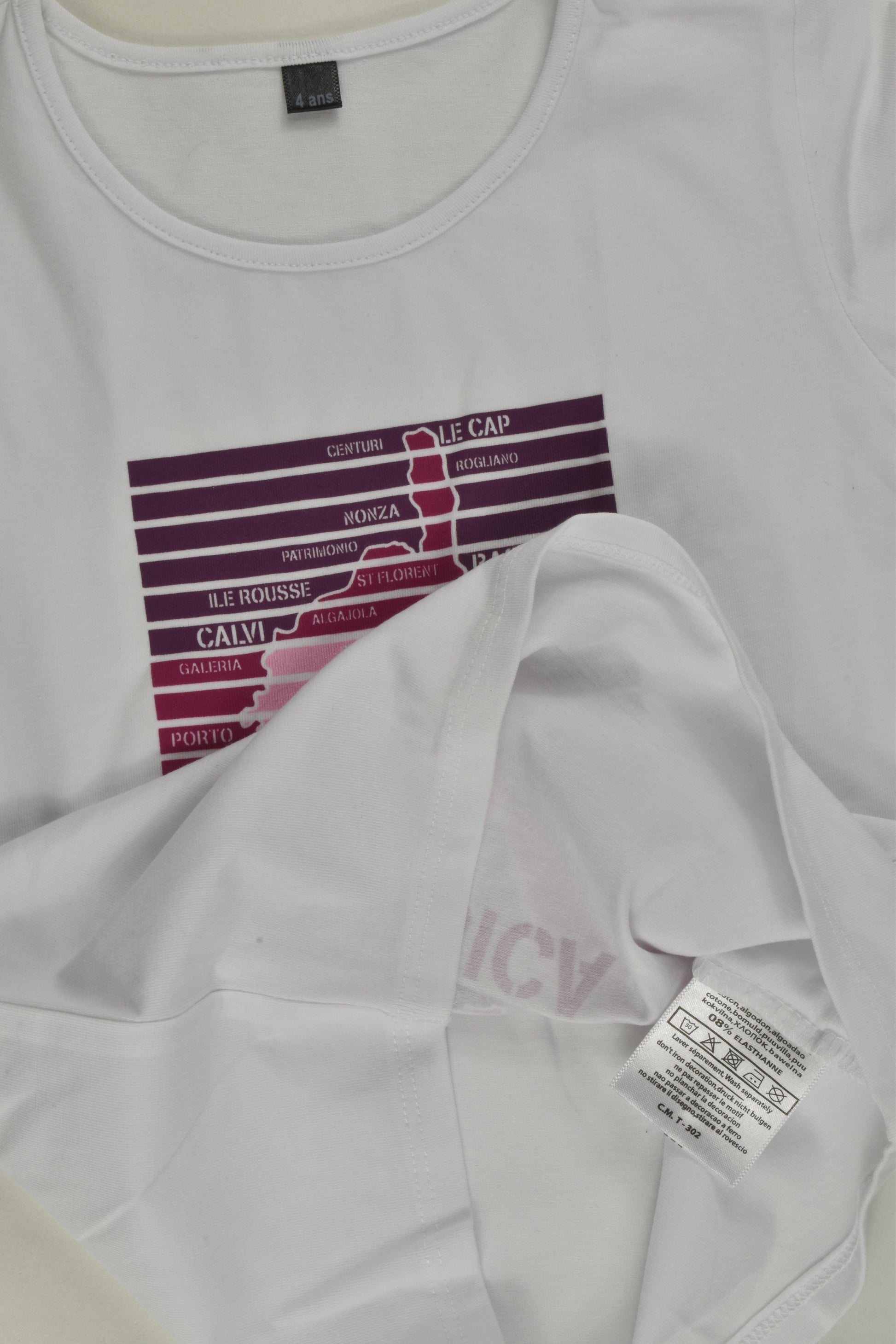 NEW No Brand Size 4 'Corsica' T-shirt