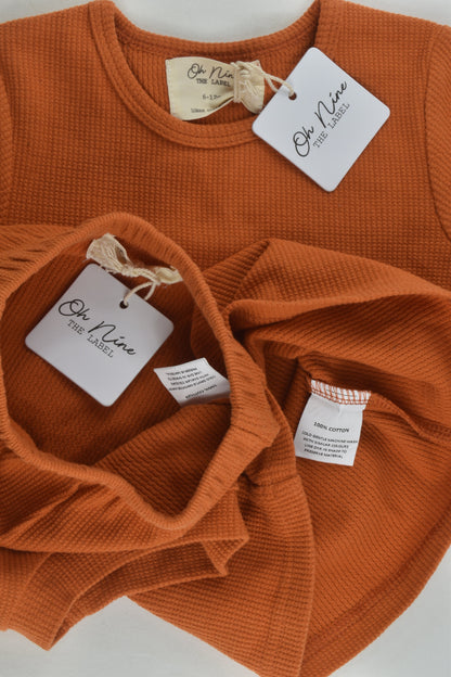 NEW Oh Nine The Label Size 0 Waffle Outfit