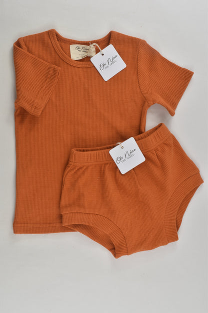 NEW Oh Nine The Label Size 0 Waffle Outfit