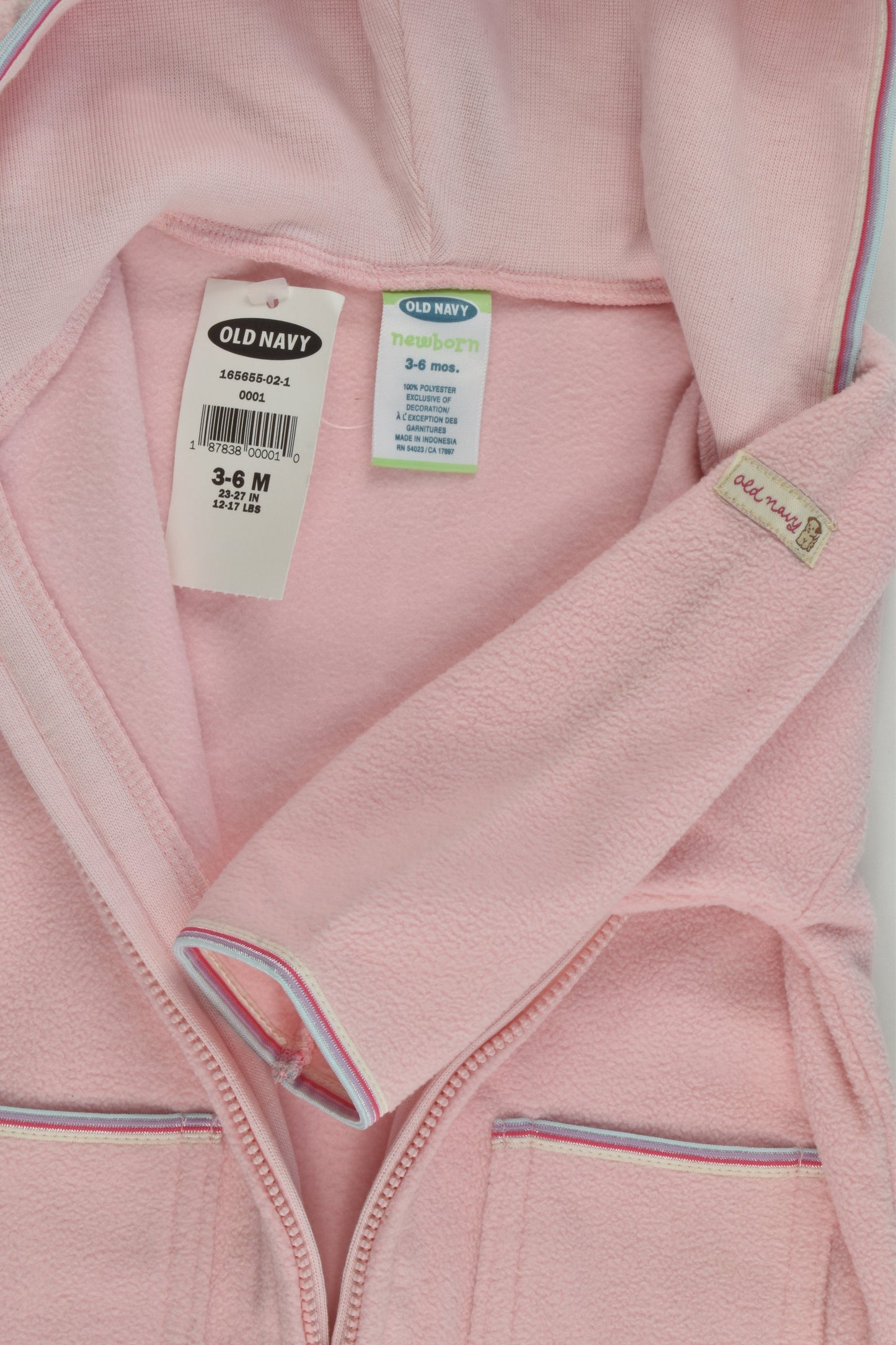 NEW Old Navy Size 00 (3-6 months) Fleece One Piece