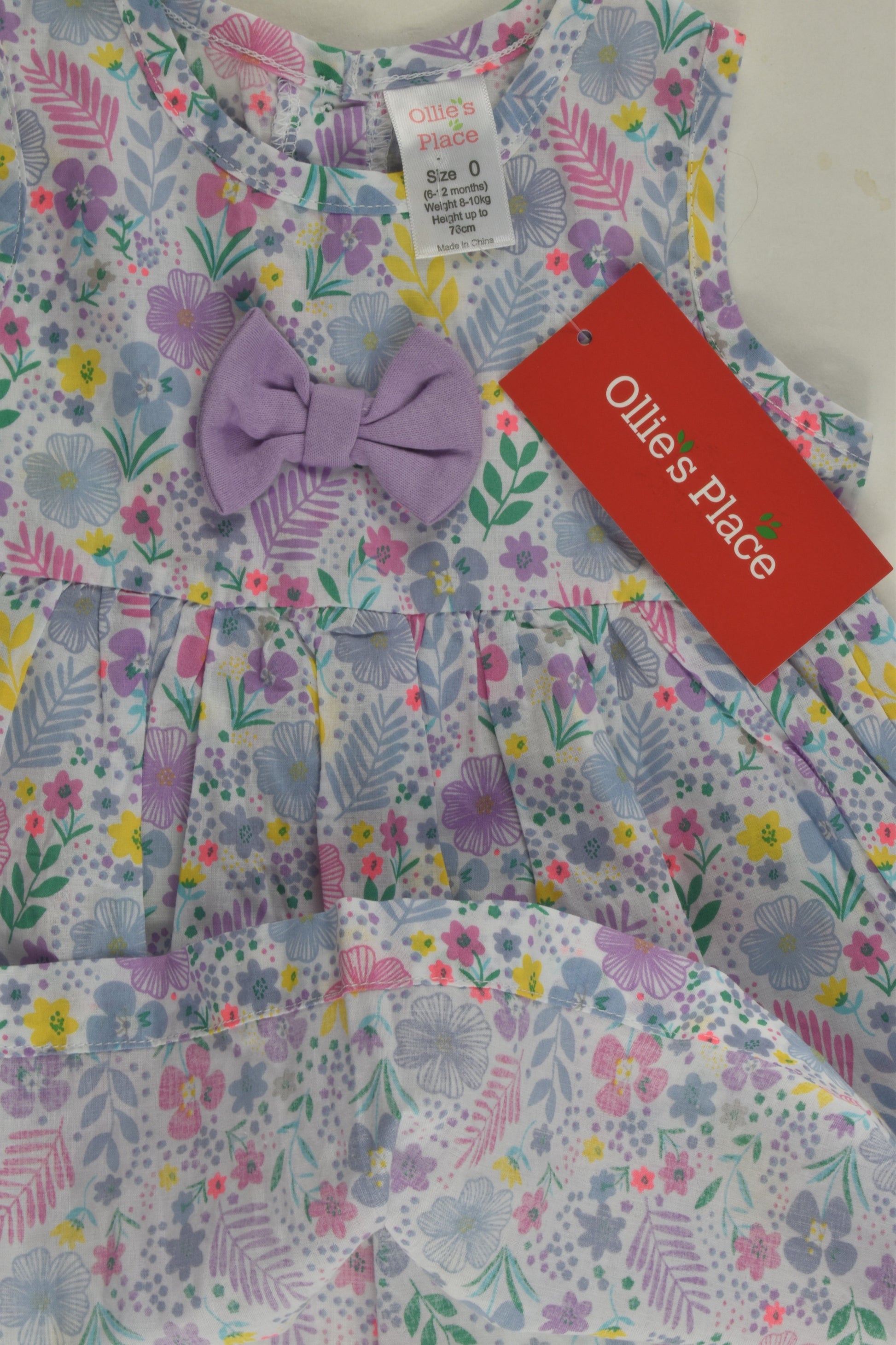 NEW Ollie's Place Size 0 Floral Dress