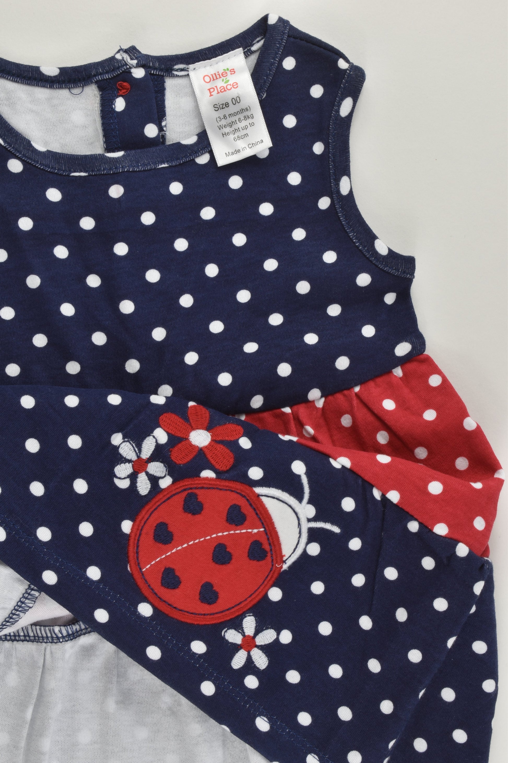 NEW Ollie's Place Size 00 Ladybug Dress
