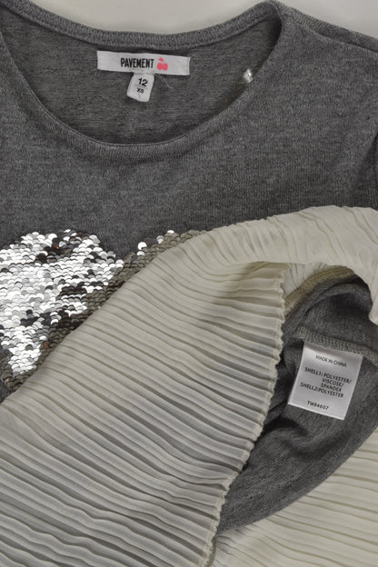 NEW Pavement Size 12 Sequins Love Heart Jumper