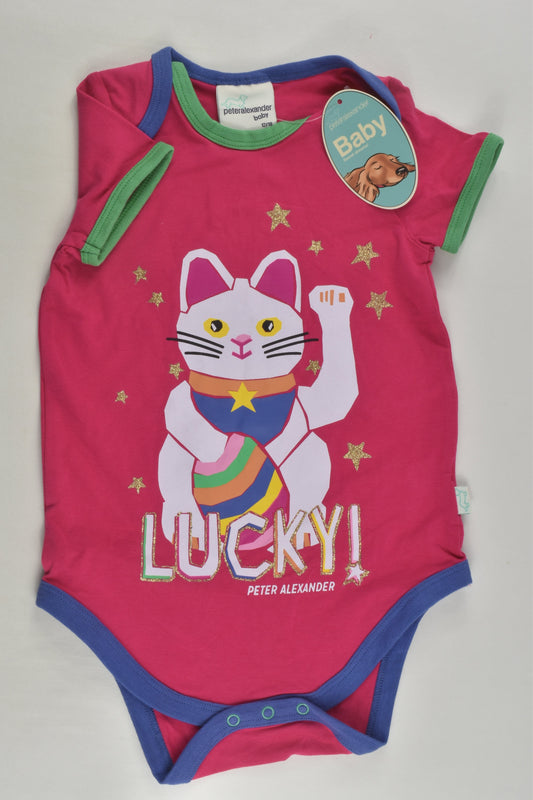 NEW Peter Alexander Size 1 'Lucky!' Bodysuit