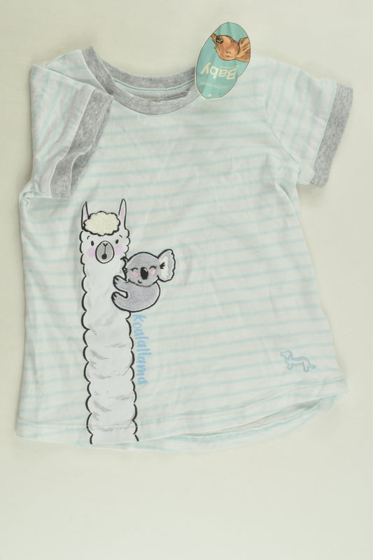 NEW Peter Alexander Size 2 (18-24 months) Llama and Koala T-shirt
