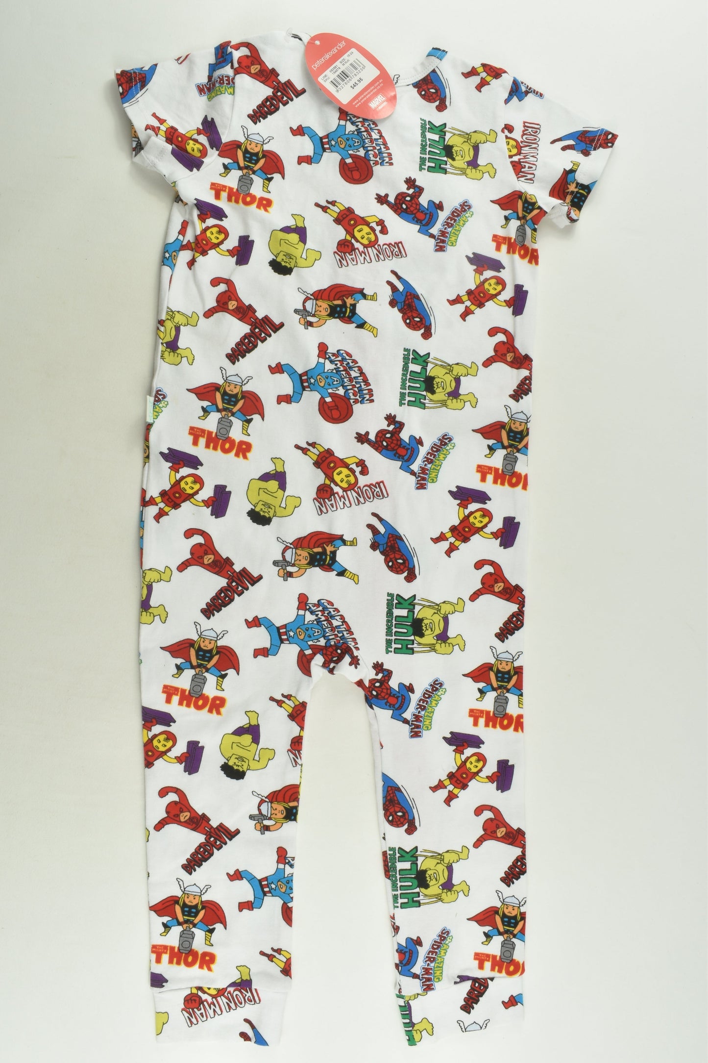 NEW Peter Alexander Size 2 Marvel Romper