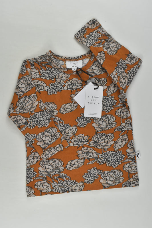NEW Phoenix and the Fox Size 0 Floral Top