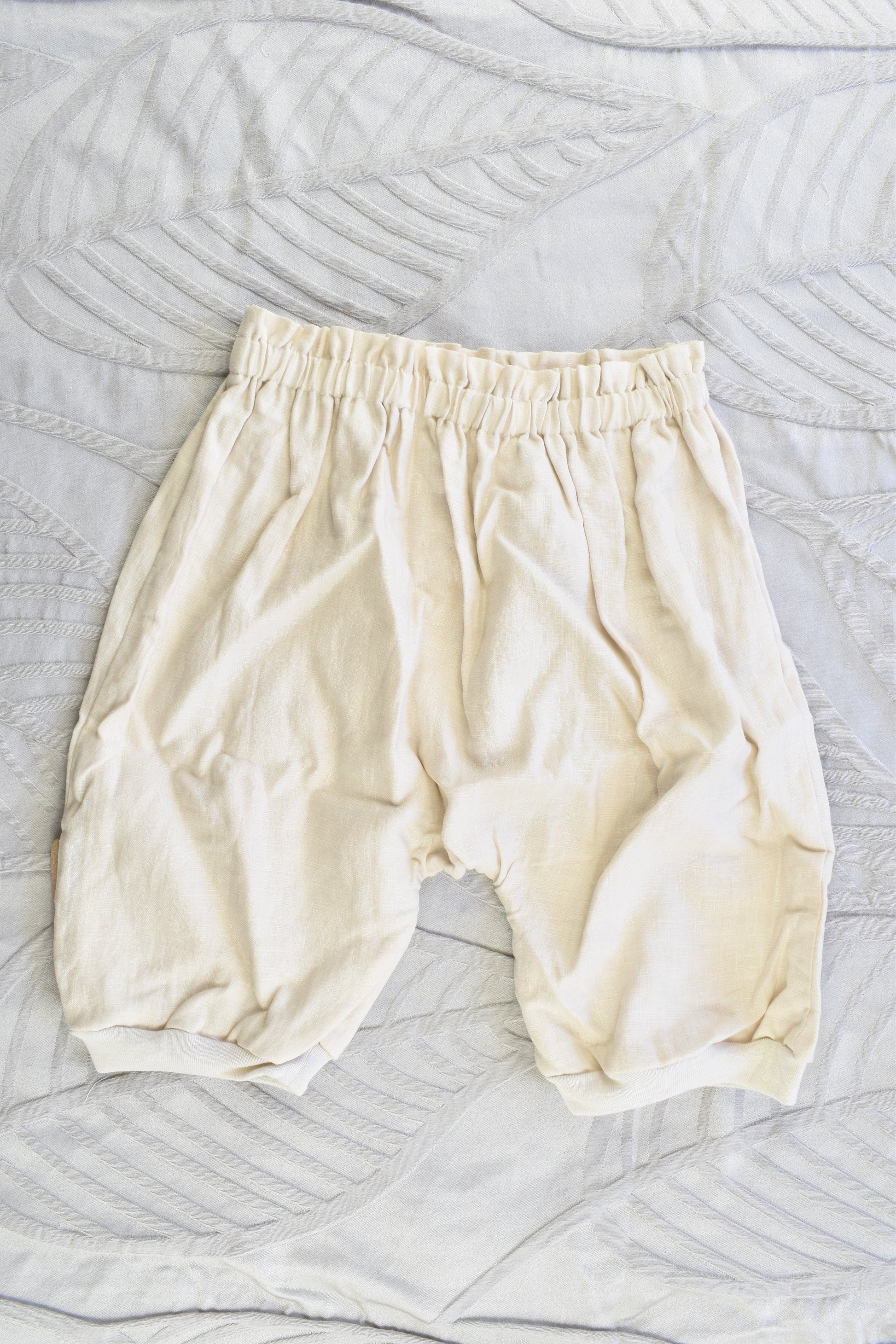 NEW Pinch and Spoon Ange Linen Pantaloon Nude