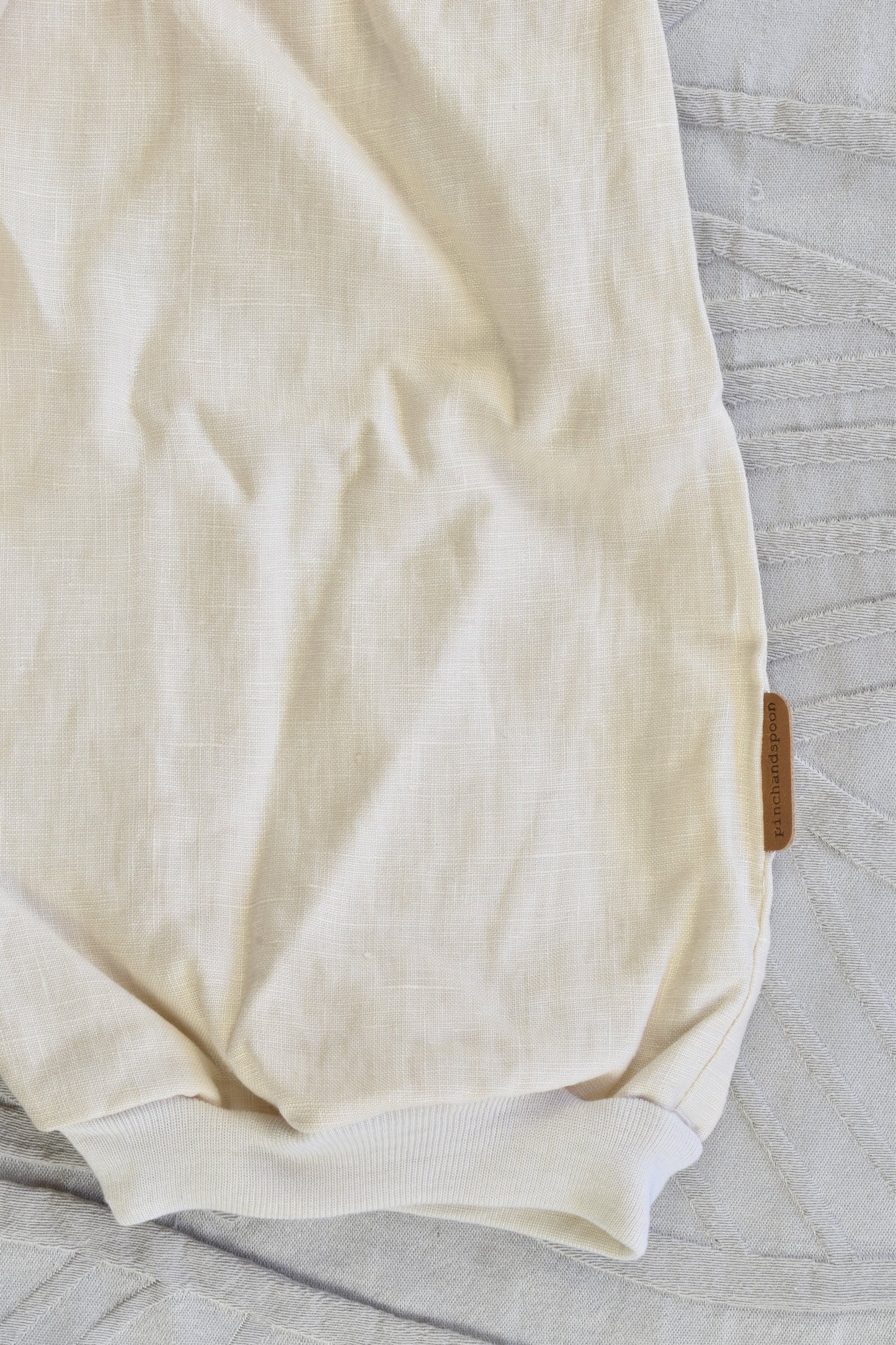 NEW Pinch and Spoon Ange Linen Pantaloon Nude