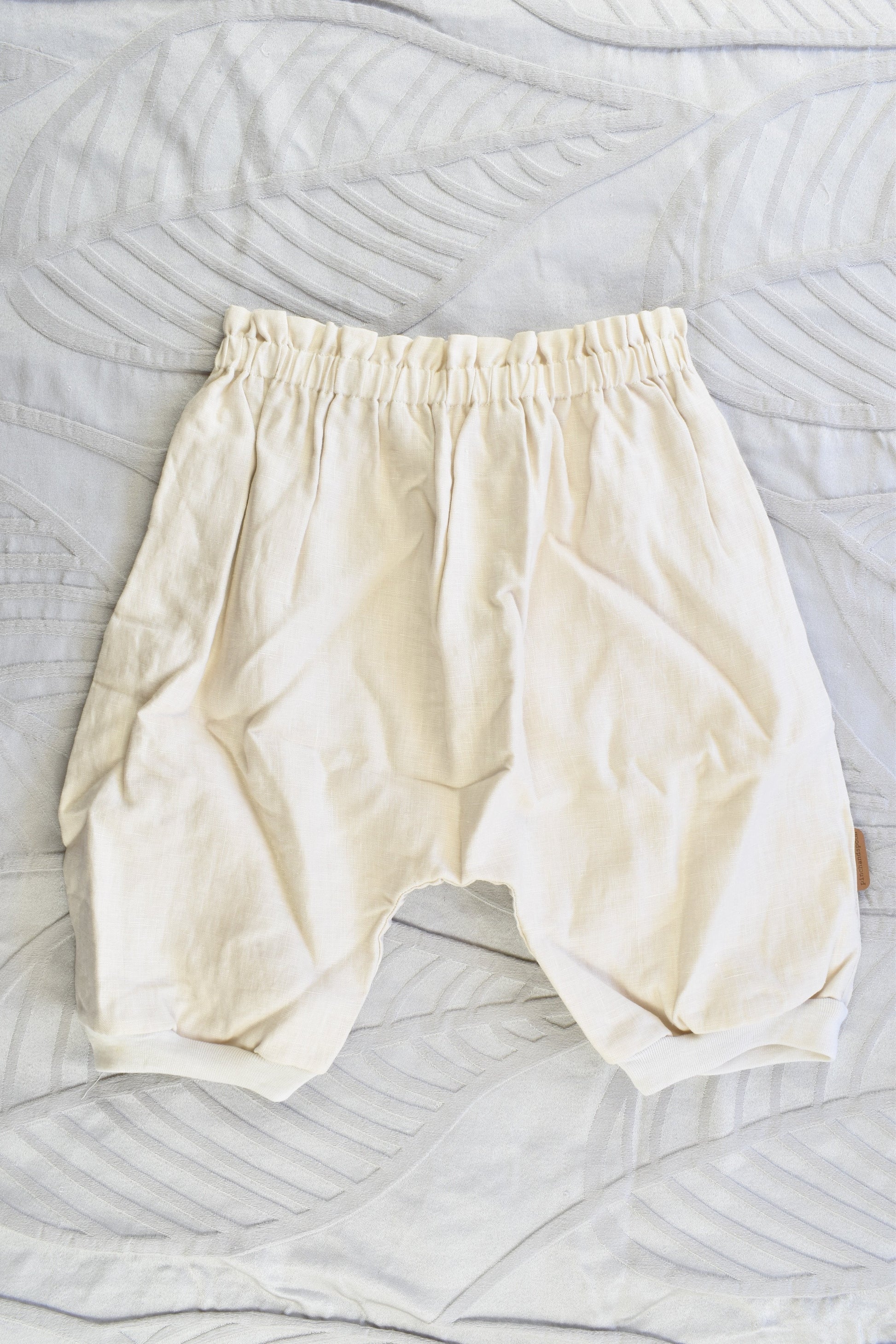 NEW Pinch and Spoon Ange Linen Pantaloon Nude
