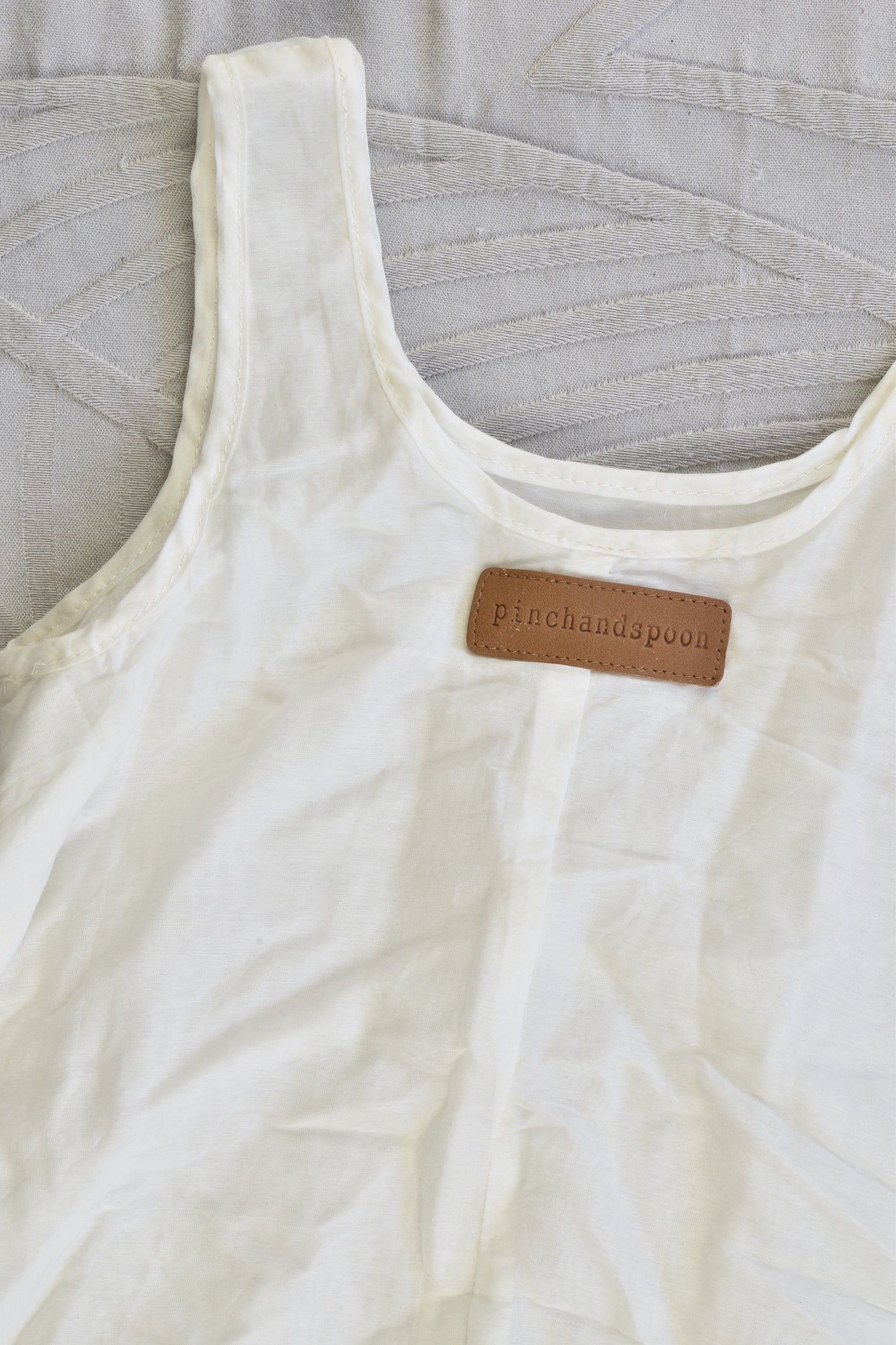 NEW Pinch and Spoon Silk/Cotton Dress Nude