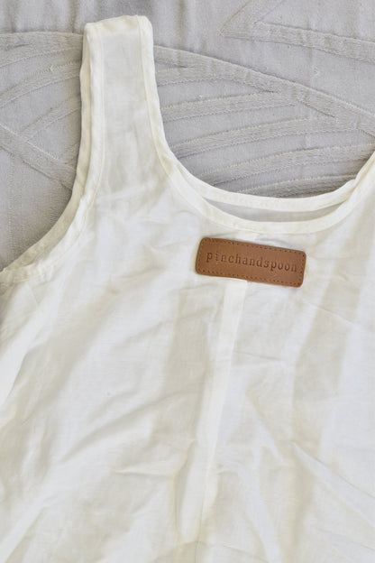 NEW Pinch and Spoon Silk/Cotton Dress Nude