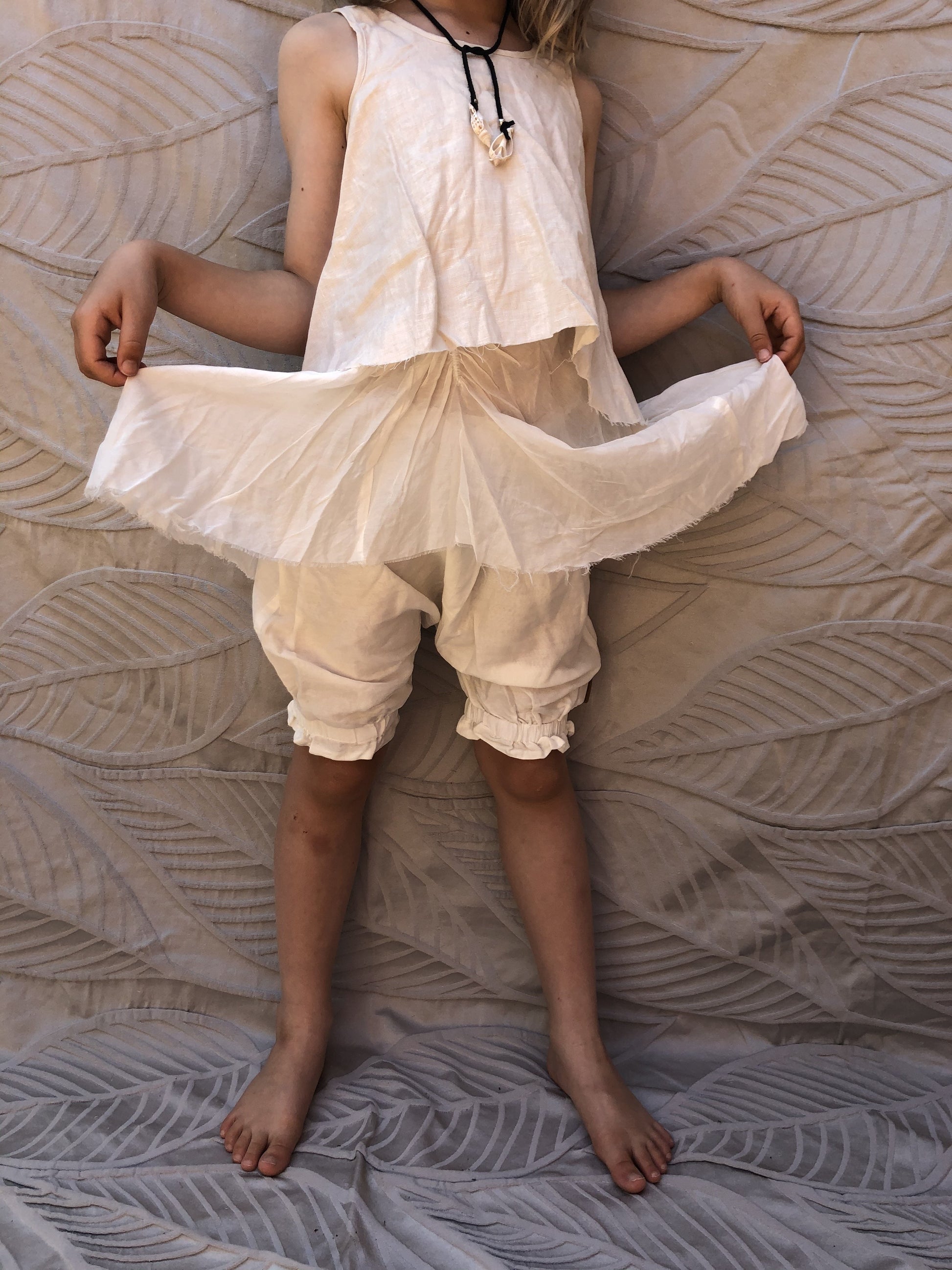 NEW Pinch and Spoon Silk/Cotton Pantaloon Nude
