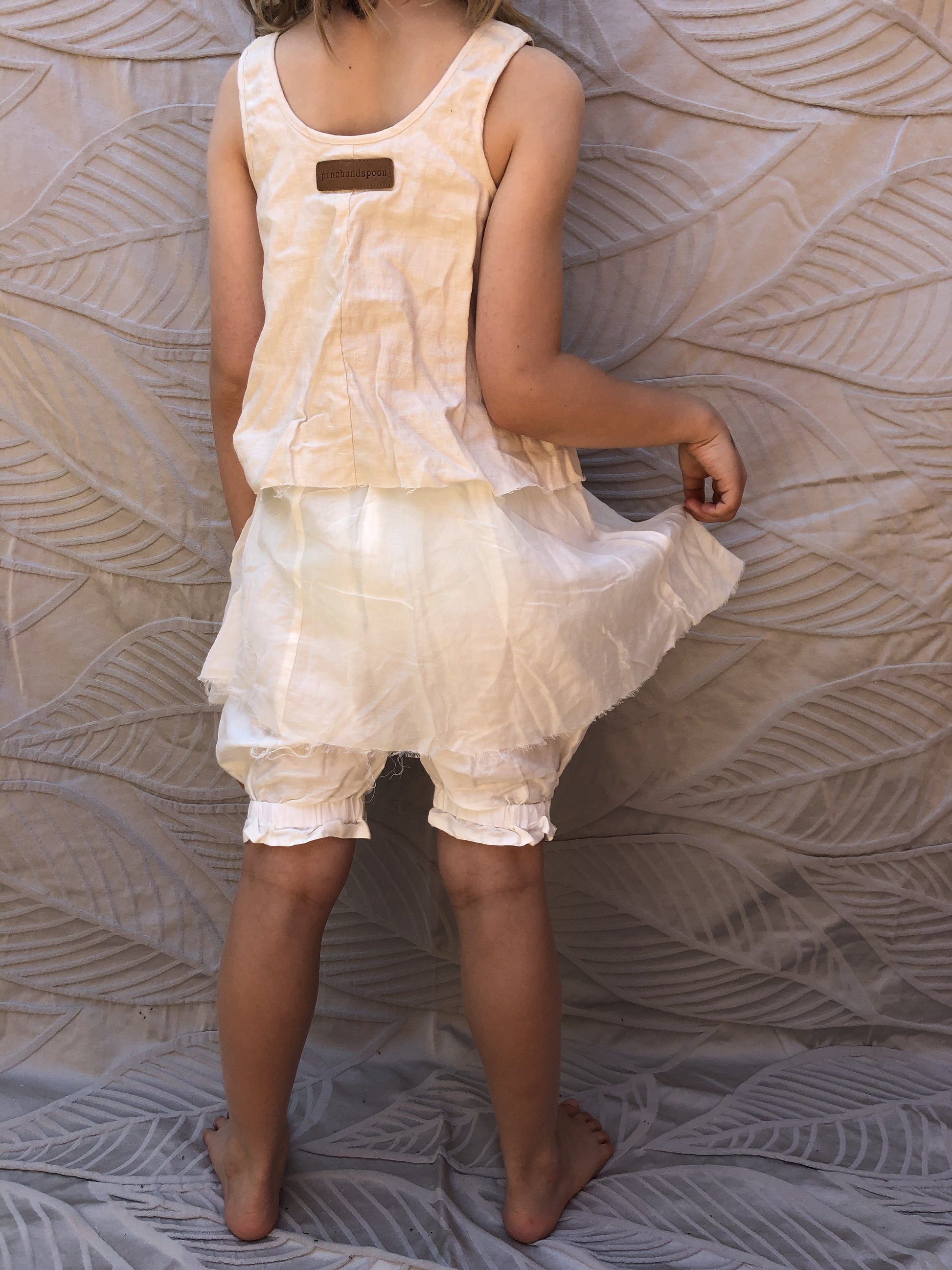 NEW Pinch and Spoon Silk/Cotton Pantaloon Nude