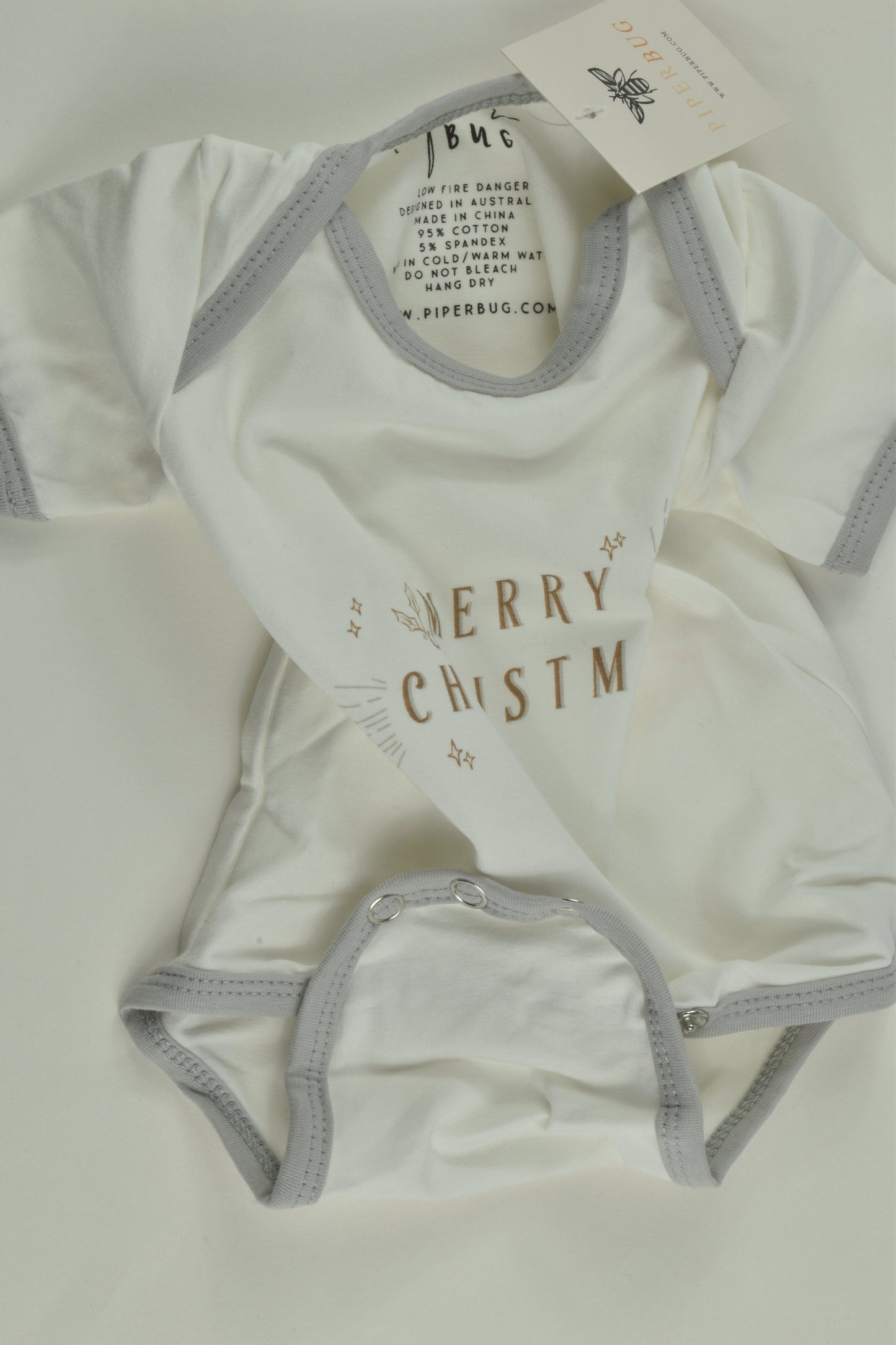 NEW Piper Bug Size 000 Christmas Bodysuit