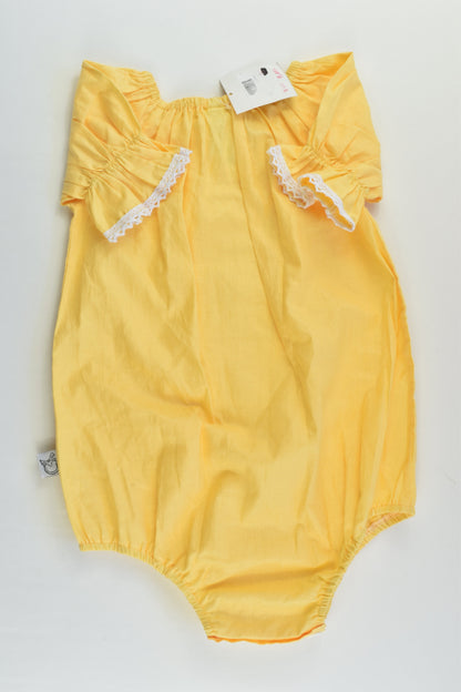 NEW Pour Bebe by Couturekidz Size 2 Summer Romper with Lace Details