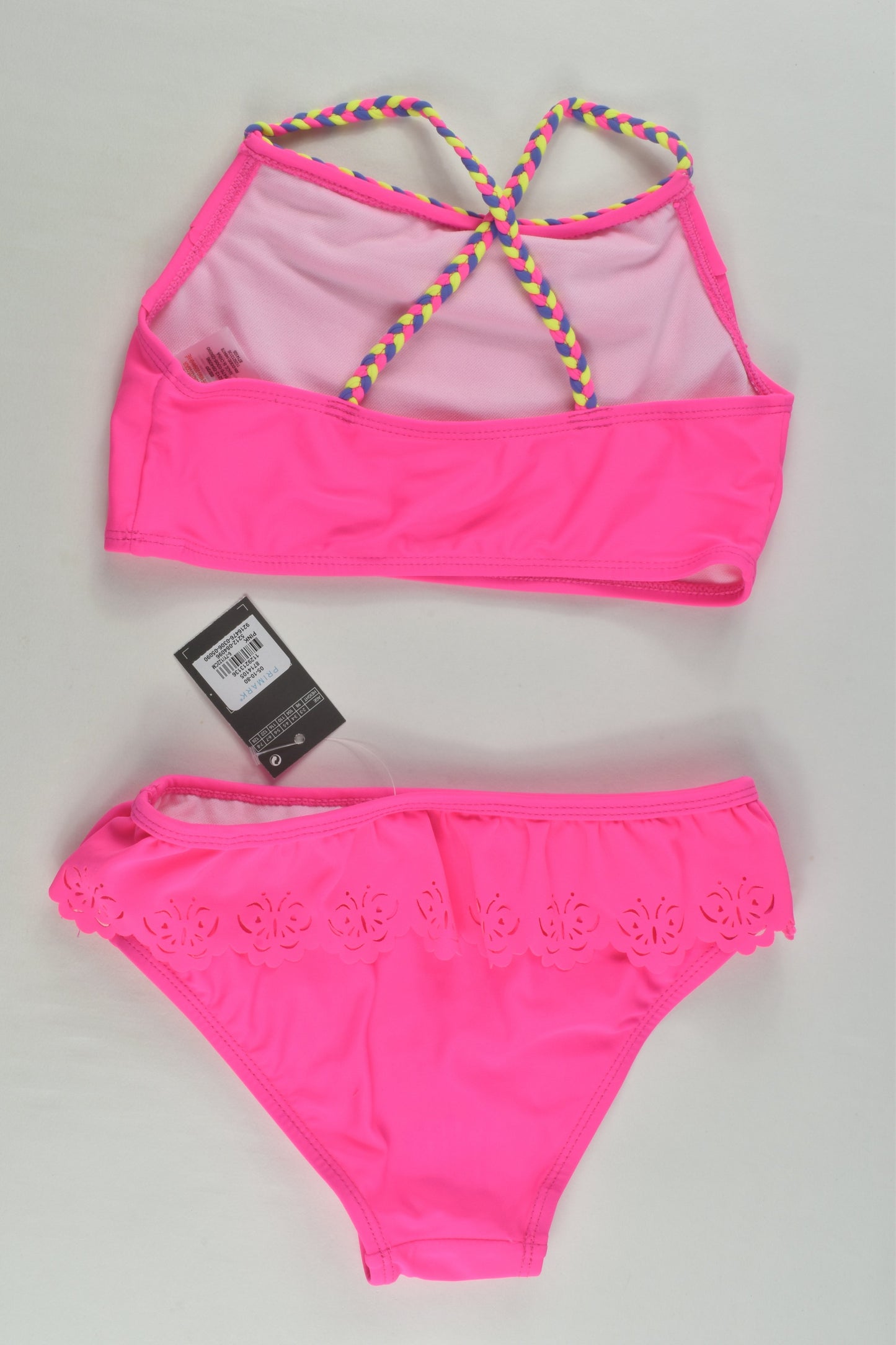 NEW Primark Size 6/7 Pink Two Piece Bathers