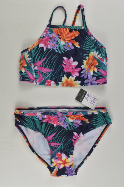 NEW Primark Size 7/8 Floral Two Piece Bathers