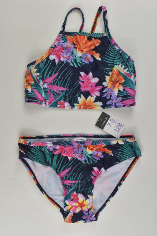 NEW Primark Size 7/8 Floral Two Piece Bathers