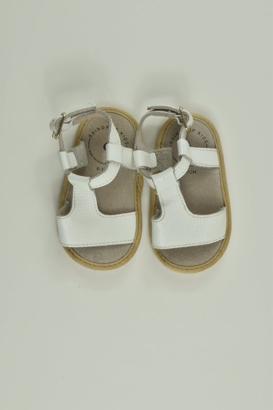 NEW Raindrop Kids Size 4 Leather Soft Sole Sandals