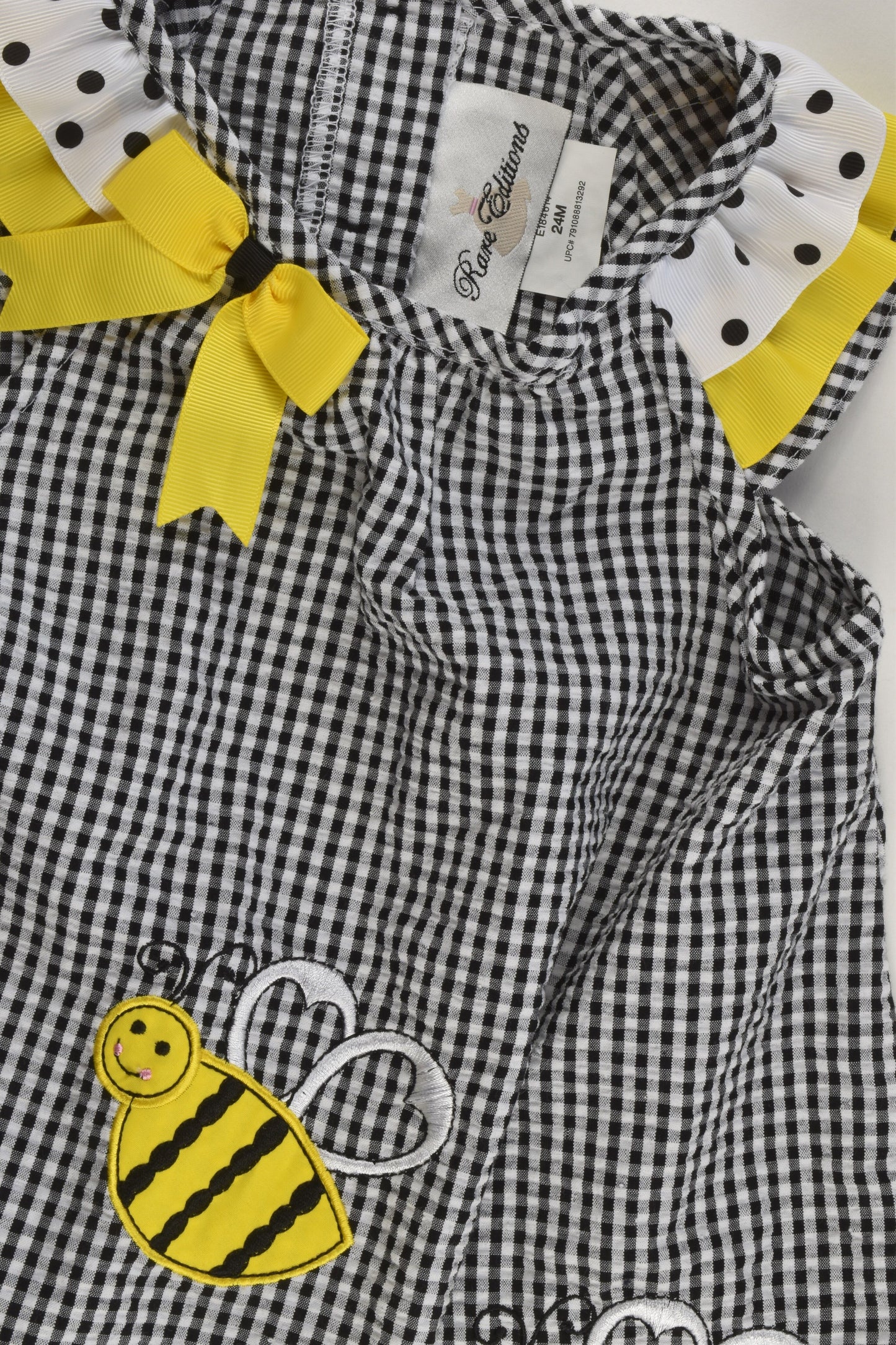 NEW Rare Editions Size 1-2 (24 months) Bumble Bees Tunic/Dress