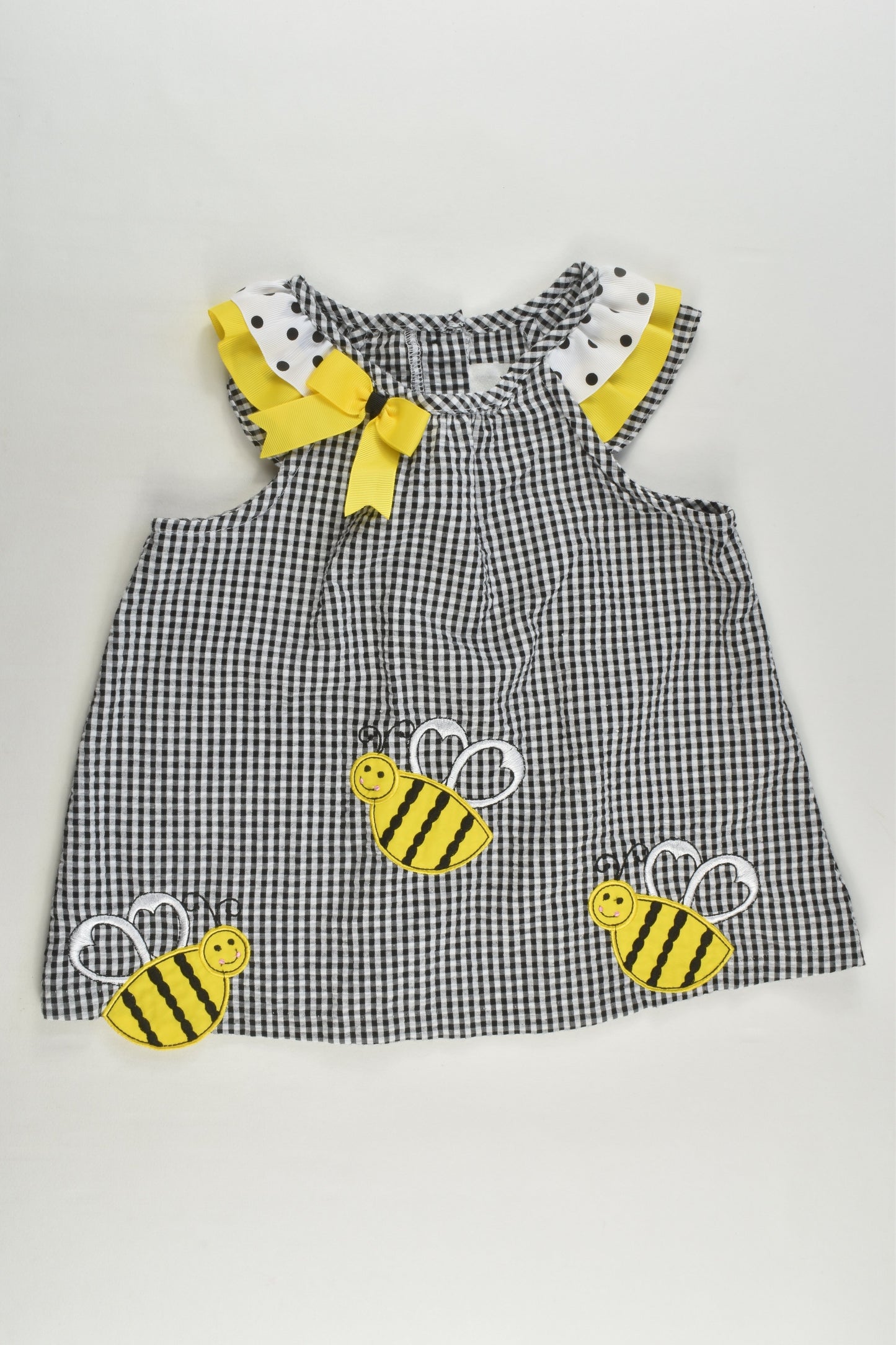 NEW Rare Editions Size 1-2 (24 months) Bumble Bees Tunic/Dress