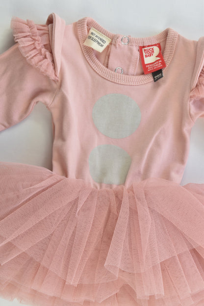 NEW Rock Your Baby Size 0-3 months (000) Bodysuit with Tulle