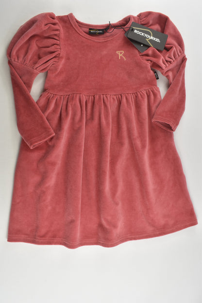 NEW Rock Your Kid Size 4 Velour Dress