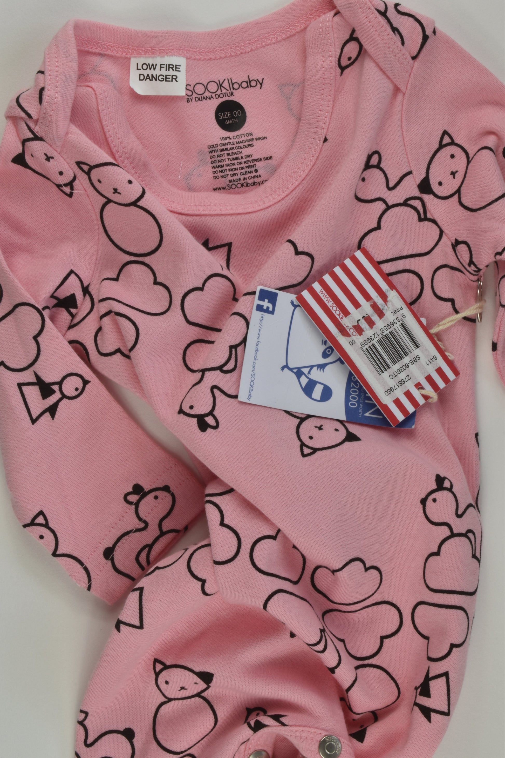 NEW SOOKIbaby Size 00 Romper