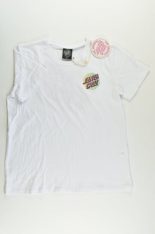 NEW Santa Cruz Size 12 T-shirt