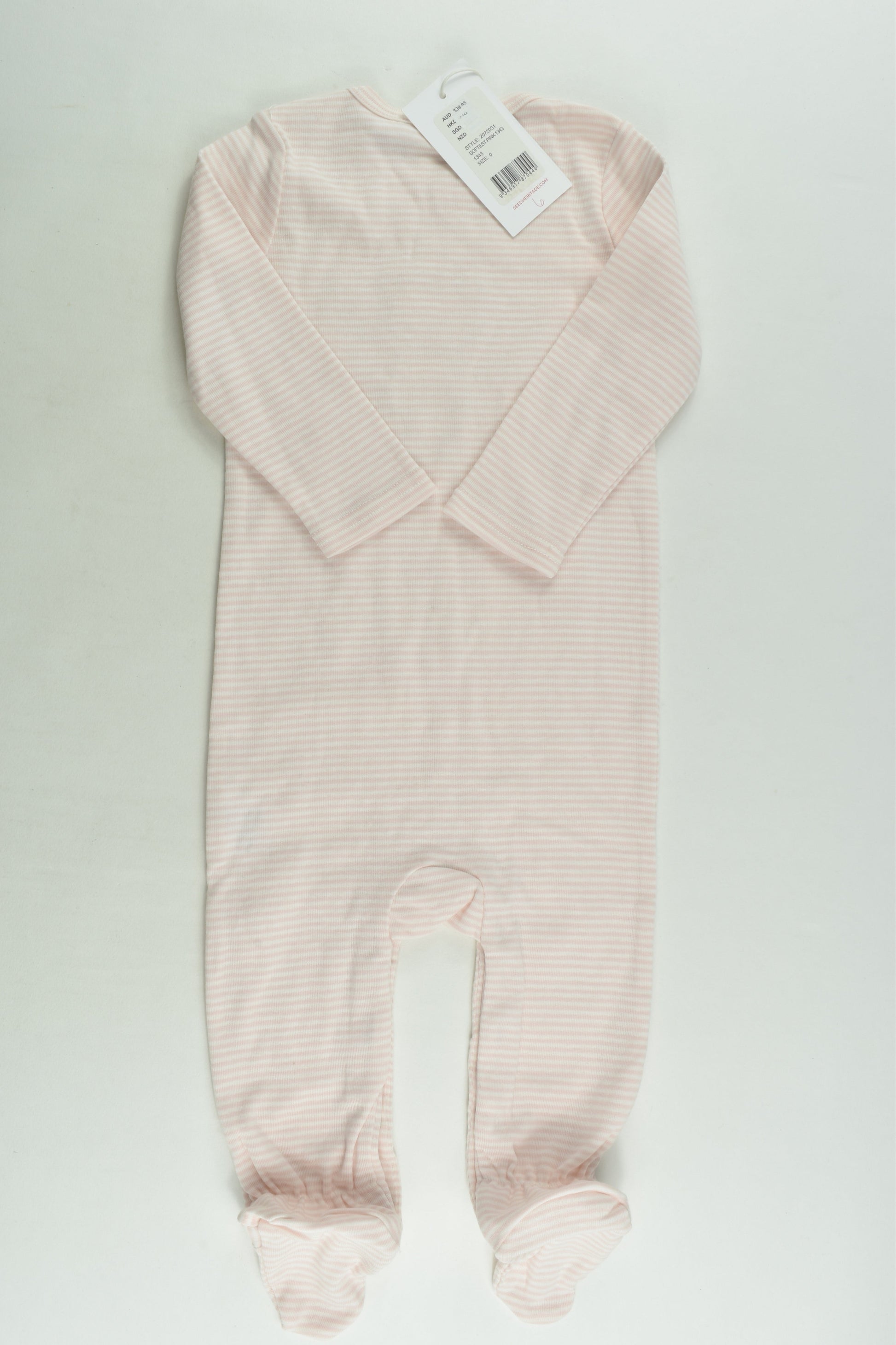 NEW Seed Heritage Size 0 Footed Romper