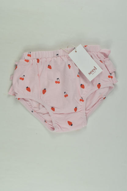 NEW Seed Heritage Size 1 Strawberries and Cherries Bloomers