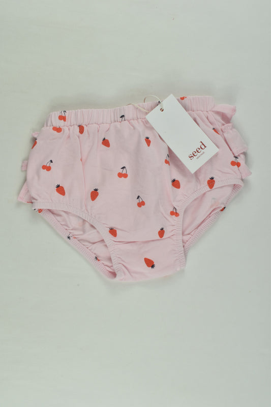 NEW Seed Heritage Size 1 Strawberries and Cherries Bloomers