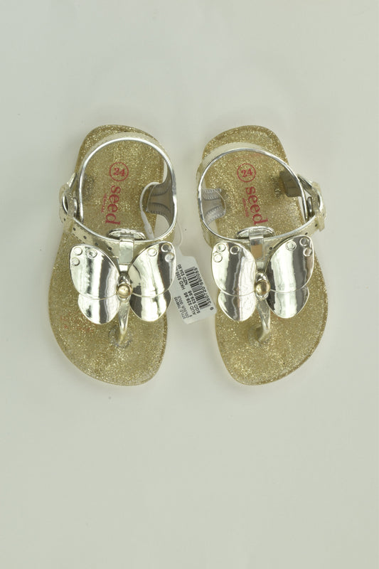 NEW Seed Heritage Size UK 7 Butterfly Jelly Sandals