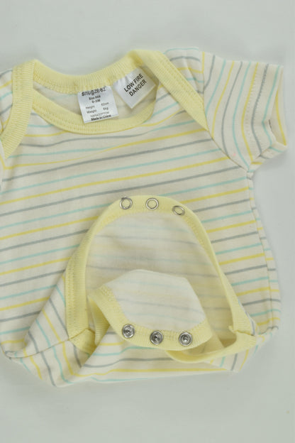 NEW Snugzeez Size 000 Striped Bodysuit