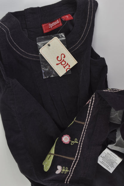 NEW Sprout Size 0 Owl Cord Dress