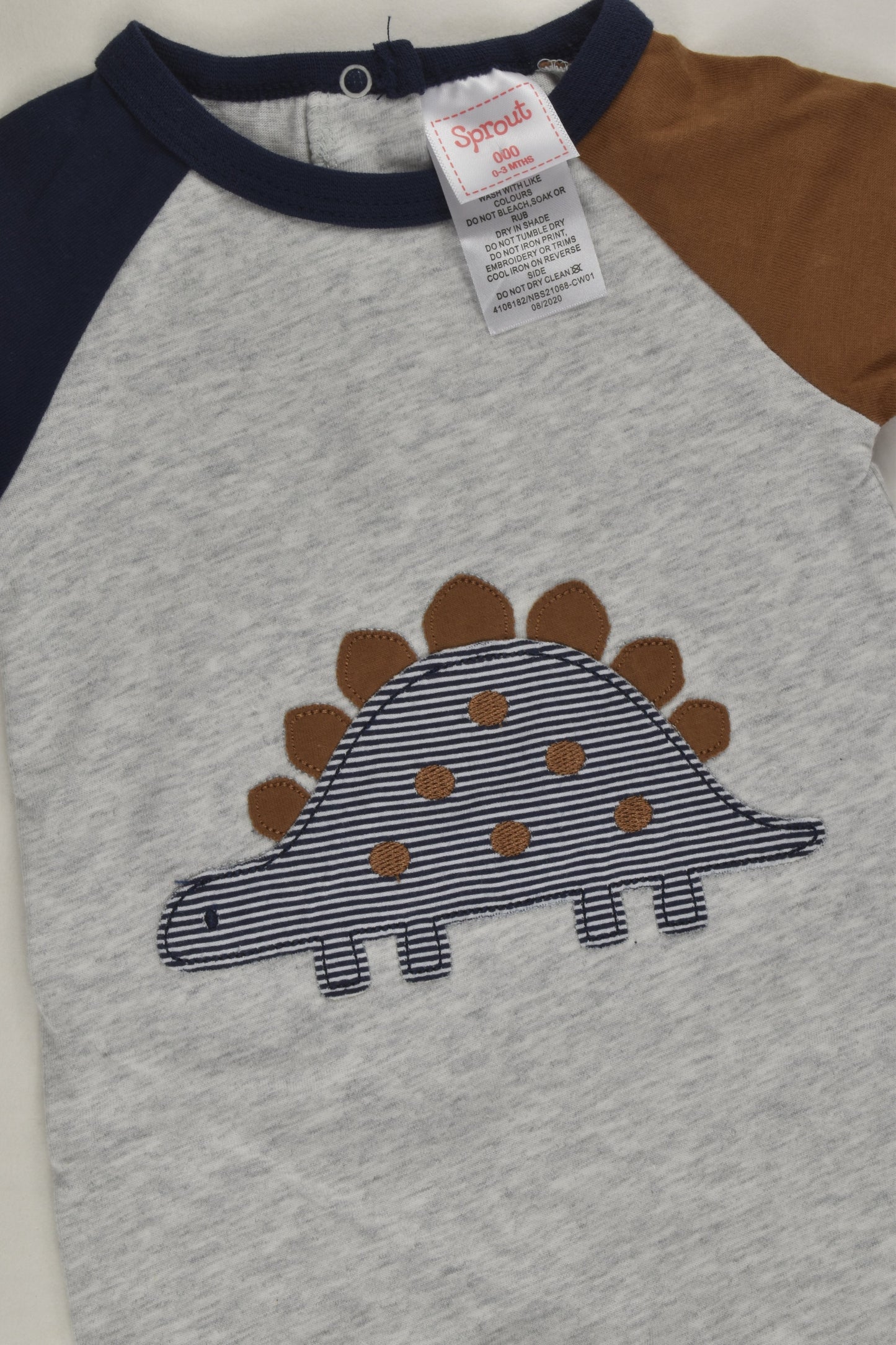 NEW Sprout Size 000 Dinosaur Short Romper