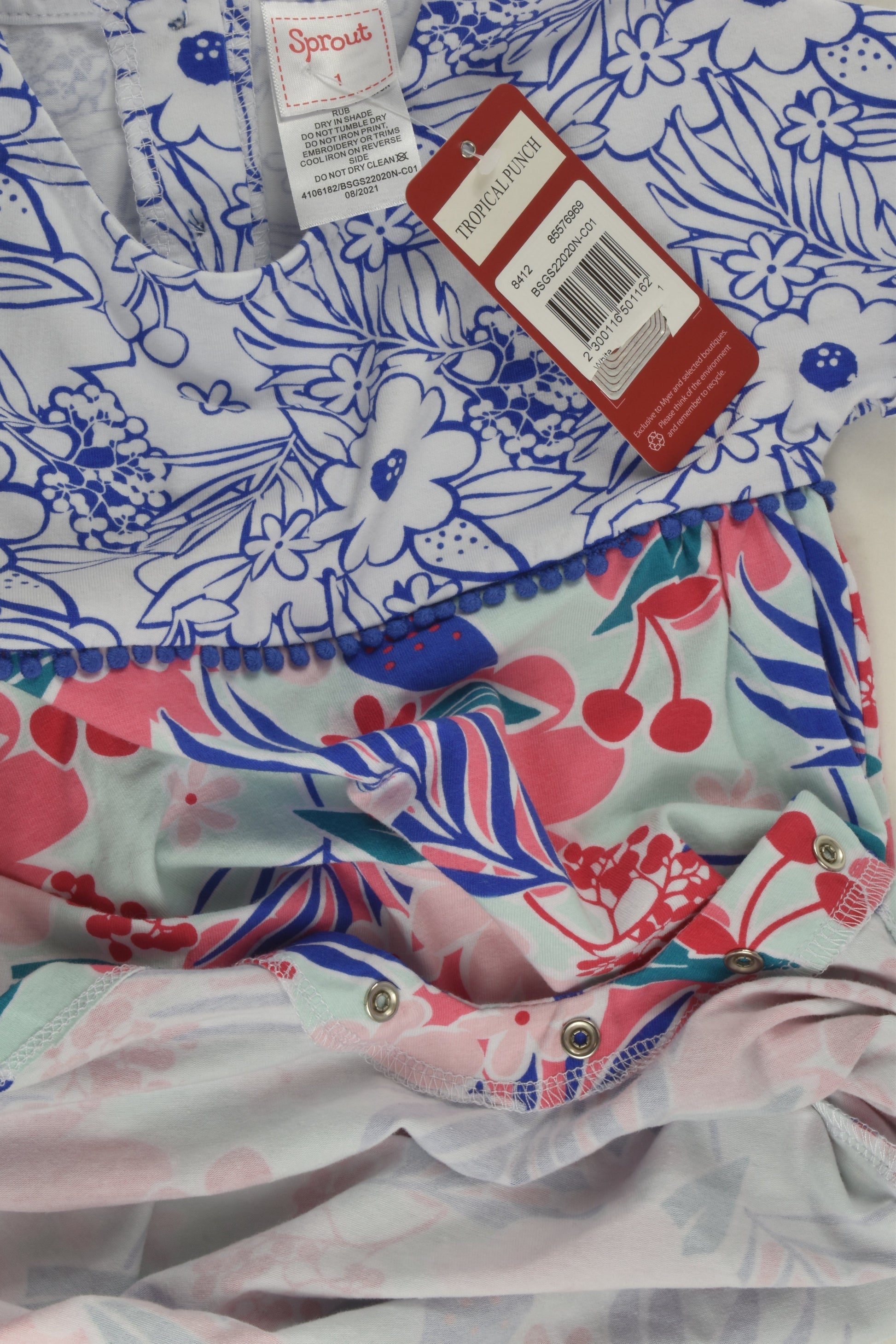 NEW Sprout Size 1 Short Romper