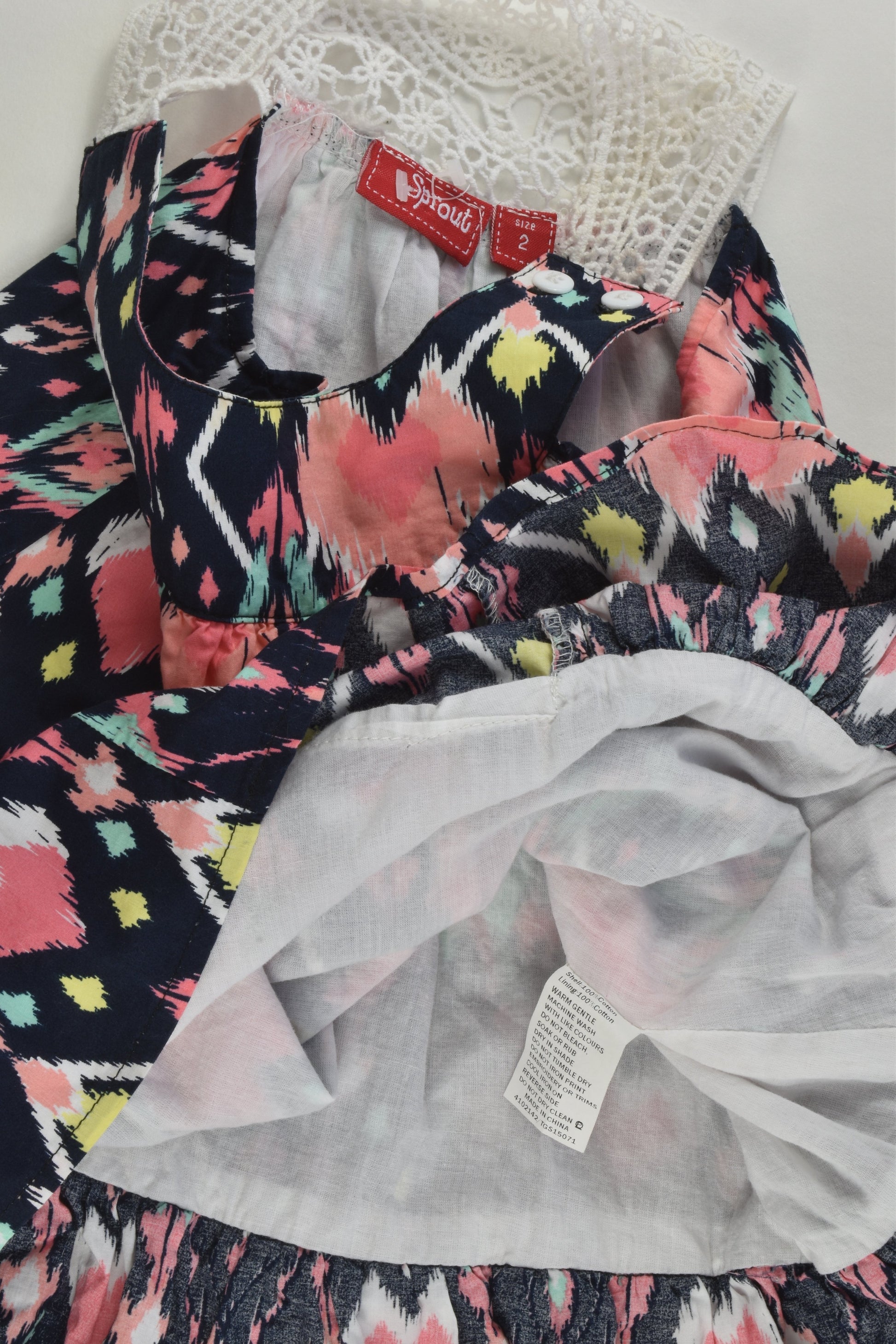 NEW Sprout Size 2 Lined Dress