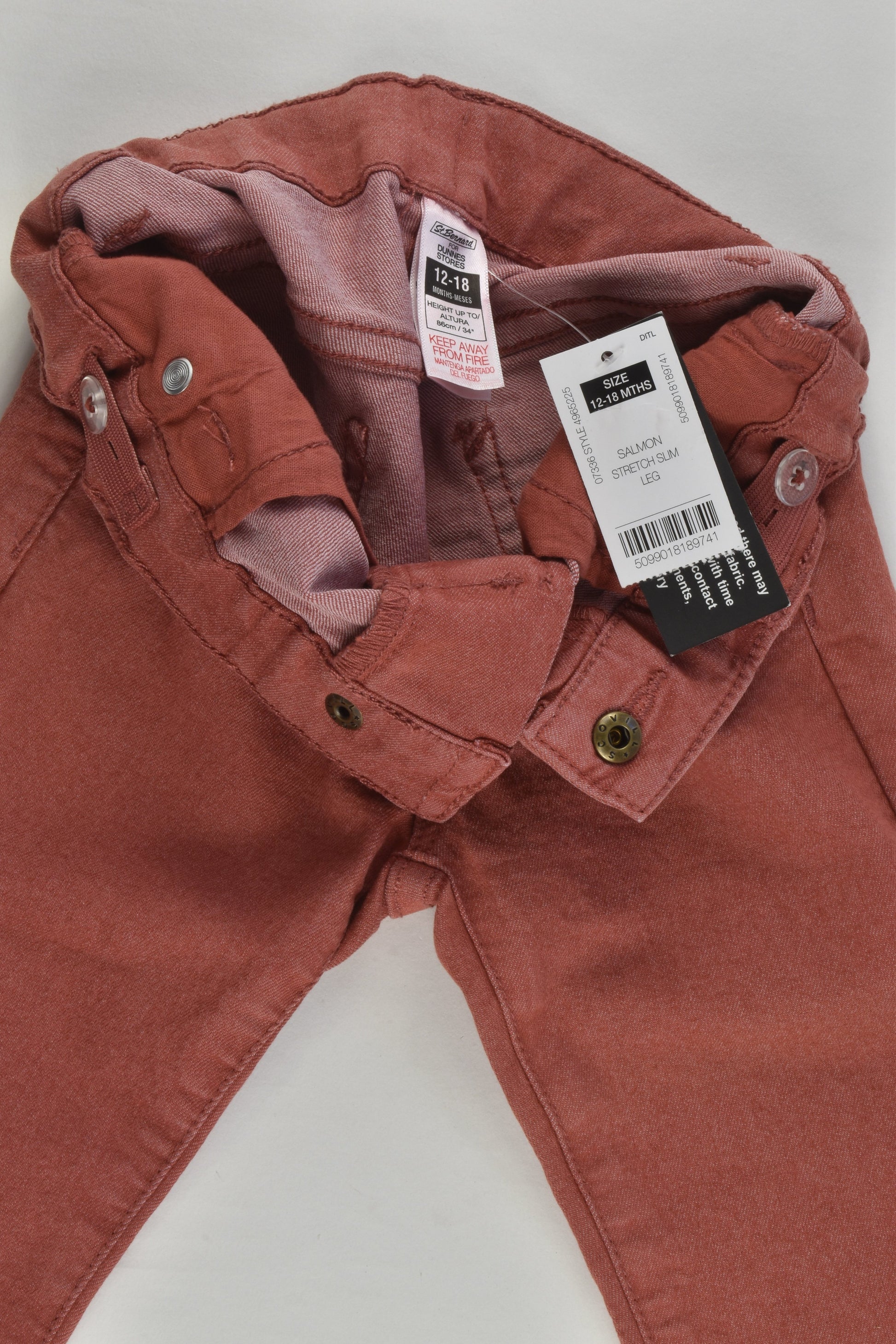NEW St Bernard for Dunnes Stores Size 1 (12-18 months) Stretchy Slim Leg Pants