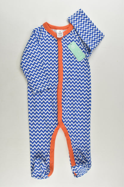 NEW Target Size 0 (6-12 months) Zig Zag Footed Romper