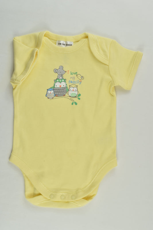 NEW Target Size 000 'I Love My Family' Bodysuit