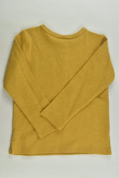 NEW Target Size 2 Mustard Waffle Top