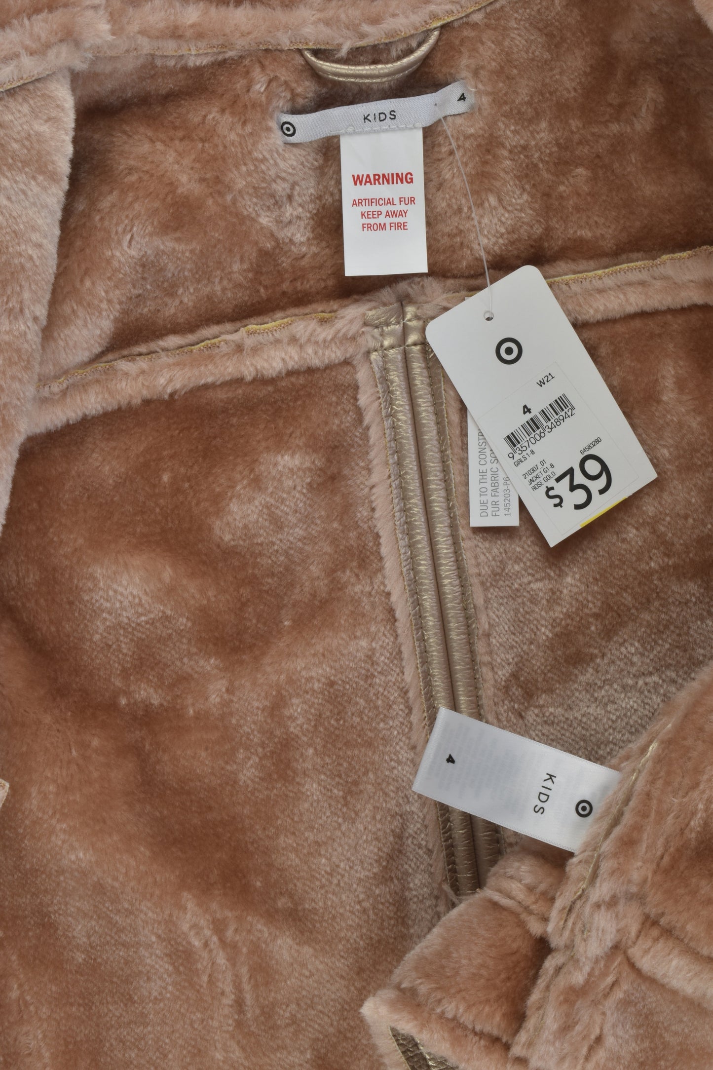 NEW Target Size 4 Jacket